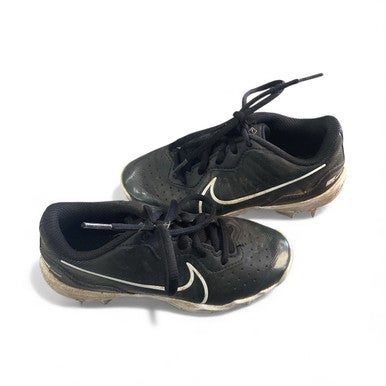 Used Nike BASEBALL CLEATS BB/SB Cleats Black Youth 12.0 11760-S000084820