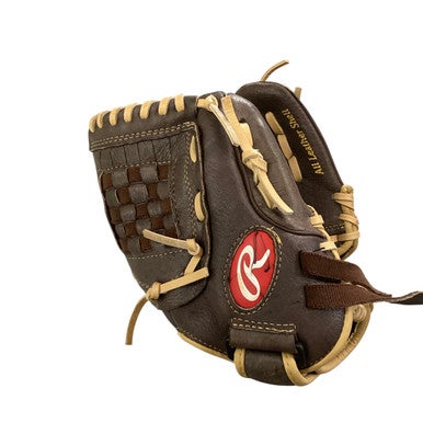 Used Rawlings HIGHLIGHT SERIES BB/SB Glove T-ball Brown 10" 11760-S000084733
