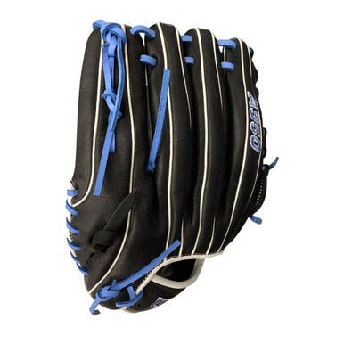 Used Wilson A 950 BB/SB Glove RH Throw Black And Carolina Blue 12 1/2" 11760-S000084729