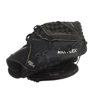 Used Mizuno POWER CLOSE BB/SB Glove RH Throw Black 10" 11760-S000084725