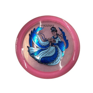 Used Infinite Discs LONG Disc Golf Driver Pink 11760-S000084667