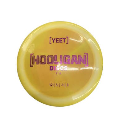 Used HOOLIGAN DISCS YEET Disc Golf Driver Yellow 11760-S000084014