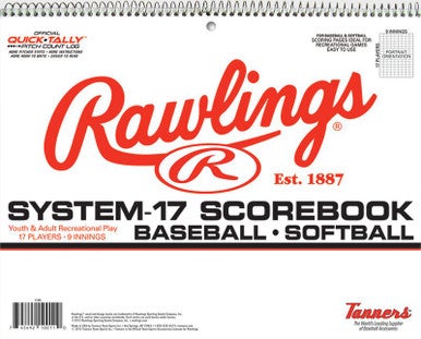 New SYSTEM-17 BB SCOREBOOK 11760-TNR17SB