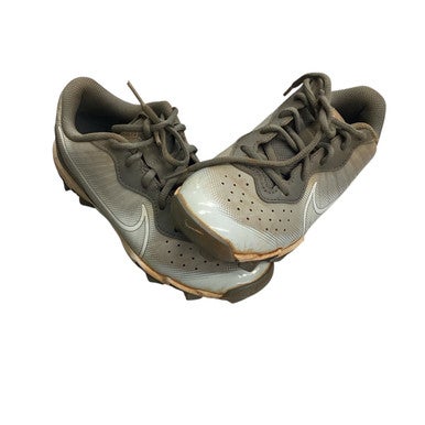 Used Nike DIAMOND BB/SB CLEATS BB/SB Cleats Grey Junior 03.5 11760-S000083964