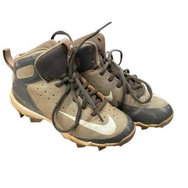 Used Nike HUARACHE BB/SB Cleats Grey Youth 13.0 11760-S000083876