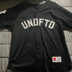 Undefeated Mesh Baseball short-sleeved jersey black Size Small Rare