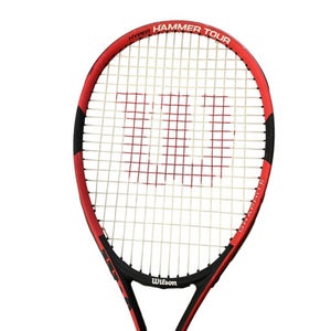 Used Wilson HYPER HAMMER TOUR Adult Tennis Racquet Red 4 1/2" 11760-S000083771