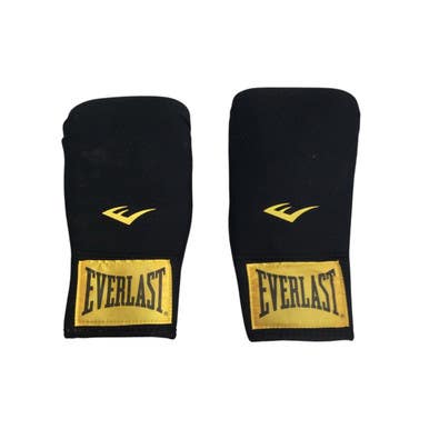 Used Everlast Heavy Bag Gloves Black S/M 11760-S000083768