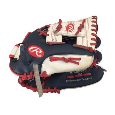 Used Rawlings PLAYERS SERIES BB/SB Glove RH Throw Navy Blue 11" 11760-S000083672