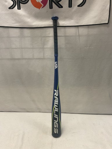 Used Rawlings RX9 ALLOY BB/SB USA 2 5/8 Bat 30" 11490-S000263656