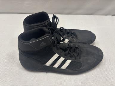 Used Adidas Wrestling Shoes Black Senior 9.5 11490-S000264060