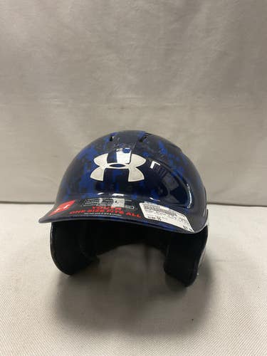 Used Under Armour 5 7/8 - 6 3/4 Batting Helmet No Mask Navy Blue One Size 11490-S000266594