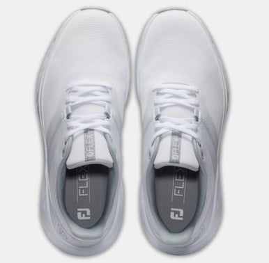 Used Foot Joy FLEX 56286 Mens Golf Shoes White Senior 9.5 11490-S000266899