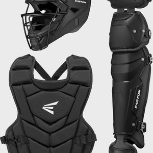 New EASTON BLACK MAGIC 3.0 YTH LG BLACK CATCHERS SET 11490-EASE00712850