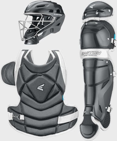 New EASTON JEN SCHRO THE FUNDAMENTAL MD CHARCOAL SOFTBALL CATCHERS BOX SET 11490-EASE00682295