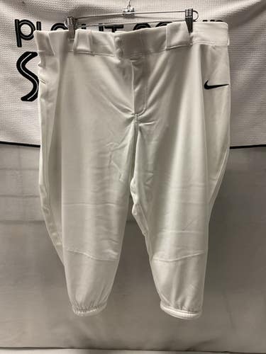 Used Nike KNICKERS BASEBALL PANTS BB/SB Pant Mens White XL 11490-S000267051