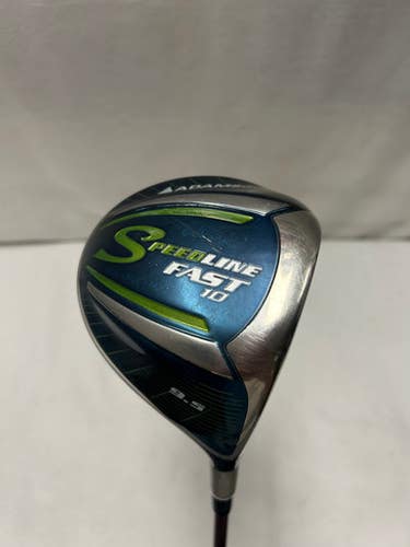 Used Adams Golf SPEEDLINE FAST 10 Mens Driver RH 9.5 Degree 11490-S000267094