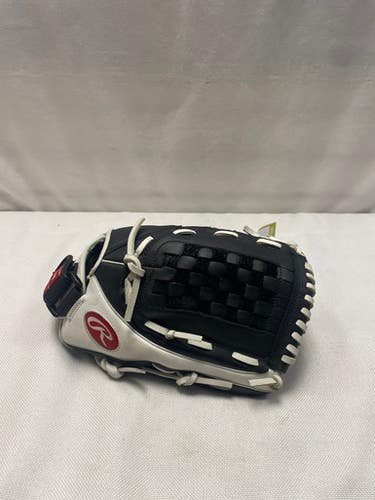 Used Rawlings SHUT OUT BB/SB Glove RH Throw Black 12 1/2" 11490-S000267246