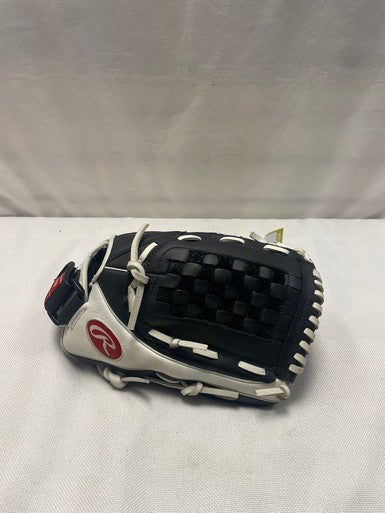 Used Rawlings SHUT OUT BB/SB Glove RH Throw Black 12 1/2" 11490-S000267246