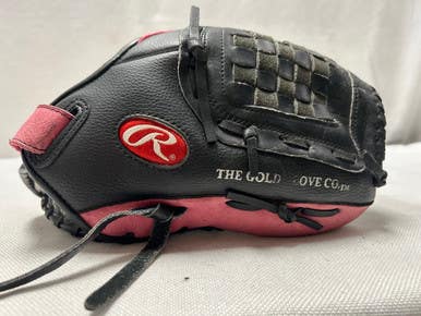 Used Rawlings FASTPITCH FP22SB BB/SB Glove RH Throw Black 12" 11490-S000266785