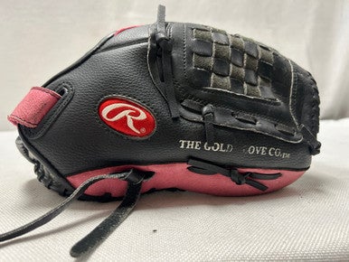 Used Rawlings FASTPITCH FP22SB BB/SB Glove RH Throw Black 12" 11490-S000266785