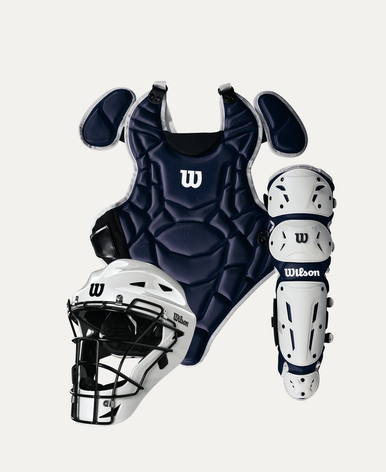 New Wilson EZ GEAR 2 Catchers Protective Set Navy Blue 11490-WILWB720204XL