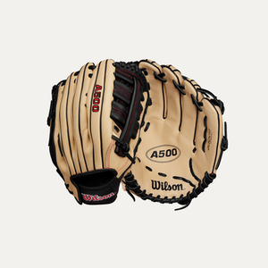 New Wilson A500 BB/SB Glove LH Throw None 12 1/2" 11490-WILWBW102545125