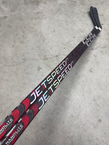 2 PACK - 80 Flex P28 Senior CCM JetSpeed FT5 Pro Left Hand Hockey Stick Pro Stock NHL (New)