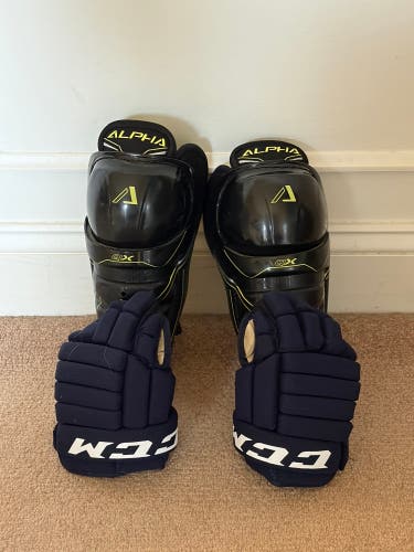 Youth Warrior Alpha QX 8" Shin Pads (Used)