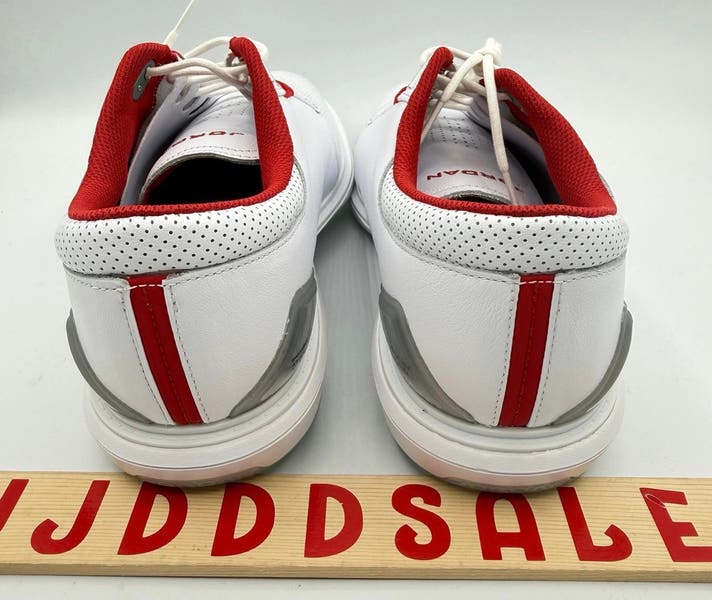 Nike Air Jordan ADG 5 Golf Shoes White Fire Red Silver  display picture 2