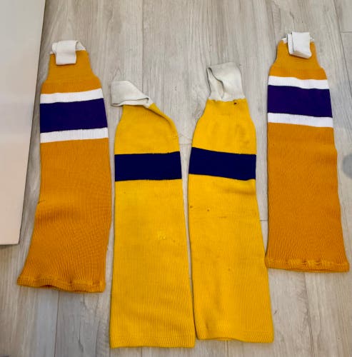Hockey Player Socks - LA Kings Colors
