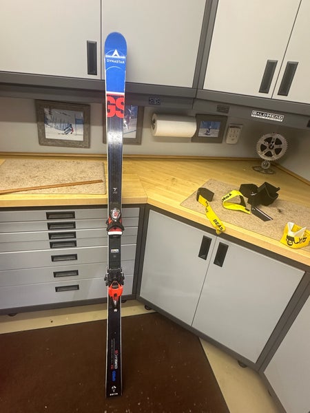 Dynastar Speed Course WC GS 182 cm Racing Skis With Bindings Max Din 12 (Used)