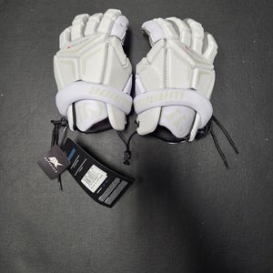 Brand new Warrior Franchise LT Lacrosse Gloves 10" Small White
