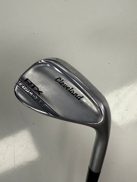 Men's Cleveland RTX Zipcore Right Handed Wedge 52 Degree Steel Shaft (Used)