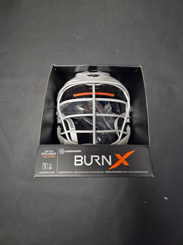 New Warrior Burn X Adult Helmet White One size fits most