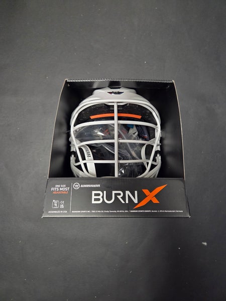 New Warrior Burn X Adult Helmet White One size fits most