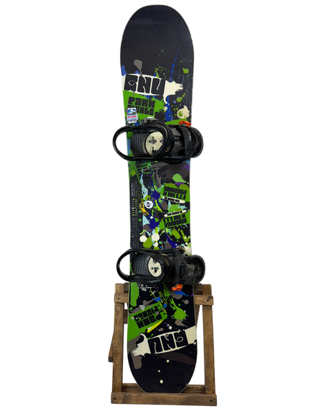150cm GNU Park Pickle Snowboard W/ Burton Lexa Bindings