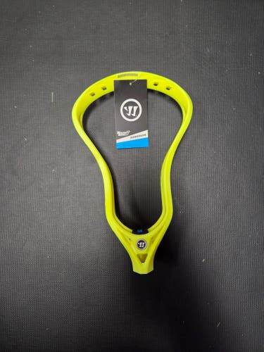 New Warrior Evo QX-O unstrung Lacrosse Head - neon yellow