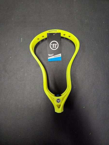 New Warrior Evo QX-O unstrung Lacrosse Head - neon yellow