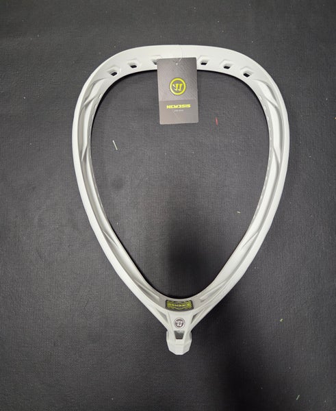New Warrior Nemesis Lite Unstrung Goalie Lacrosse Head - White