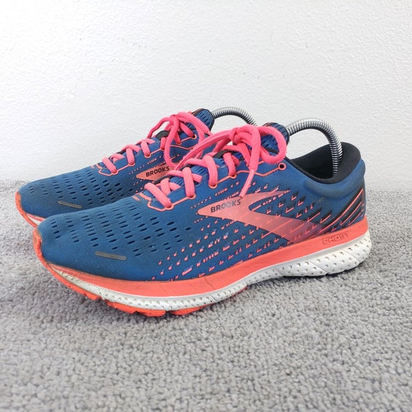 Brooks Ghost 13 Womens Size 9.5 Running Shoes Low Top Trainers Blue Sneakers
