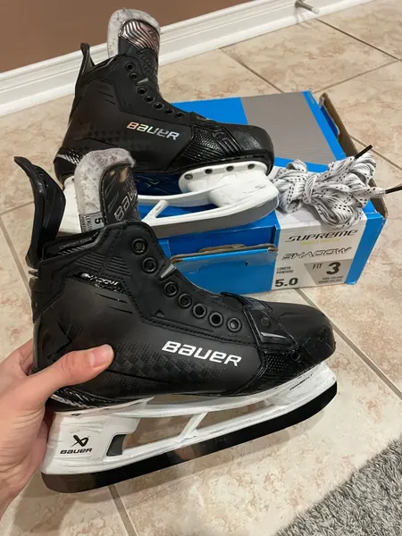2024 Bauer Supreme Shadow Hockey Skates Size 5 (Used)