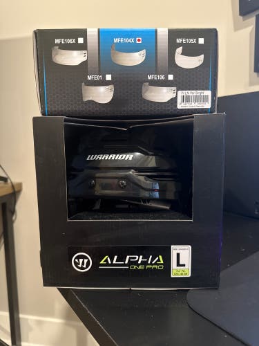 Large Warrior Alpha One Pro Helmet (New)