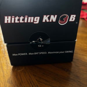 The Hitting Knob 12 OZ Baseball Bat Speed Trainer (Used).