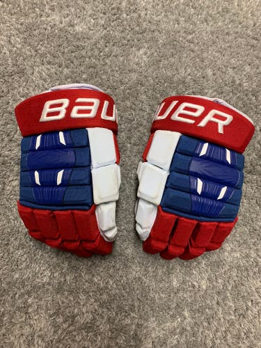Bauer Pro Series 14" Pro Stock Hockey Gloves - Montreal Canadiens - Madison Bowey
