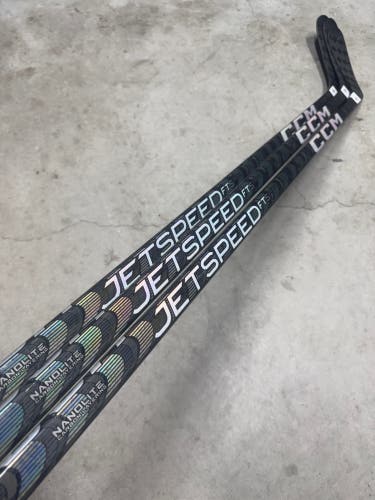 3 PACK 80 Flex P90TM Senior CCM JetSpeed FT5 Pro Left Hand Hockey Stick Pro Stock (New)
