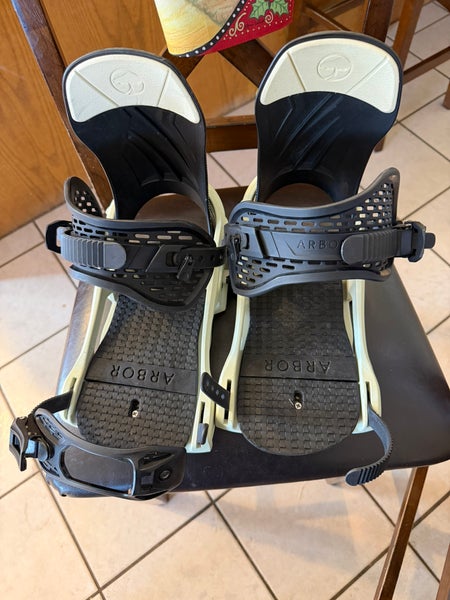 Unisex XL Arbor Spruce Snowboard Bindings All Mountain (Used)