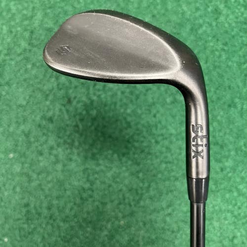 Stix Black 52 Degree Gap Wedge GW Regular Flex Graphite Shaft Right Hand