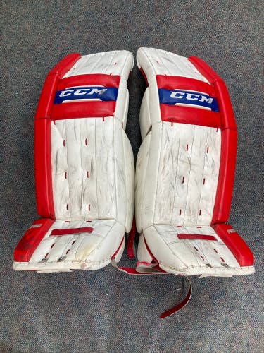 36" Senior CCM Retro Flex Goalie Leg Pads Pro Stock (Used)