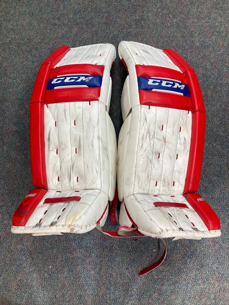 36" Senior CCM Retro Flex Goalie Leg Pads Pro Stock (Used)